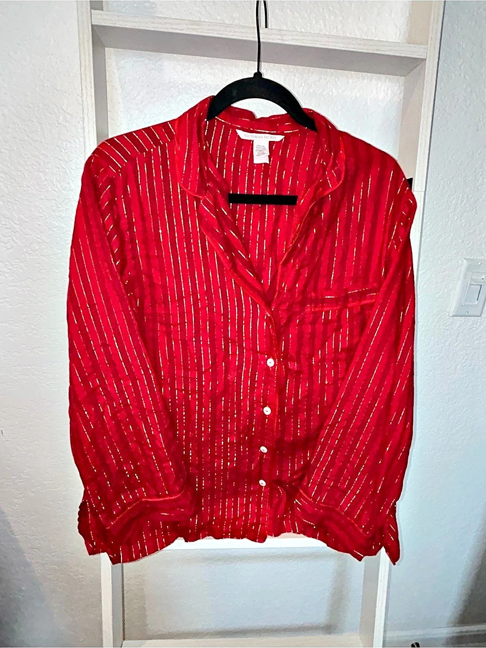 Victoria's Secret Red Pajama Set Size Small